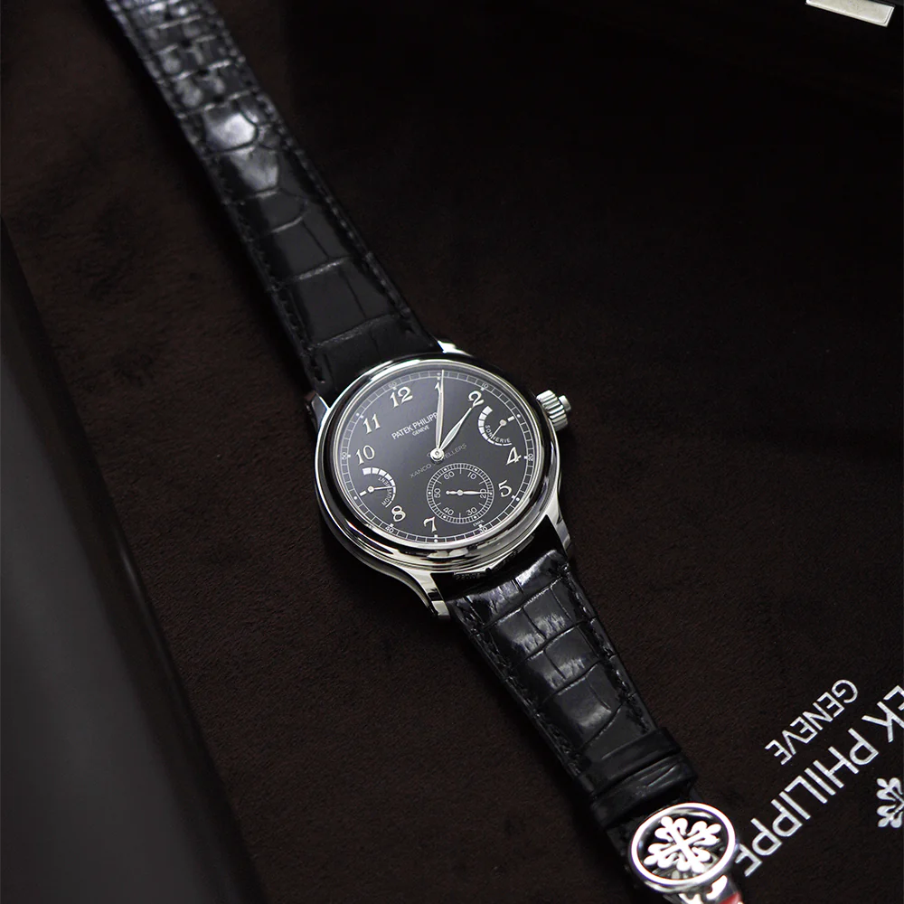 Patek Philippe 6301P Grand Complications Grande Sonnerie Platinum 'Black Enamel Dial' - Image 4