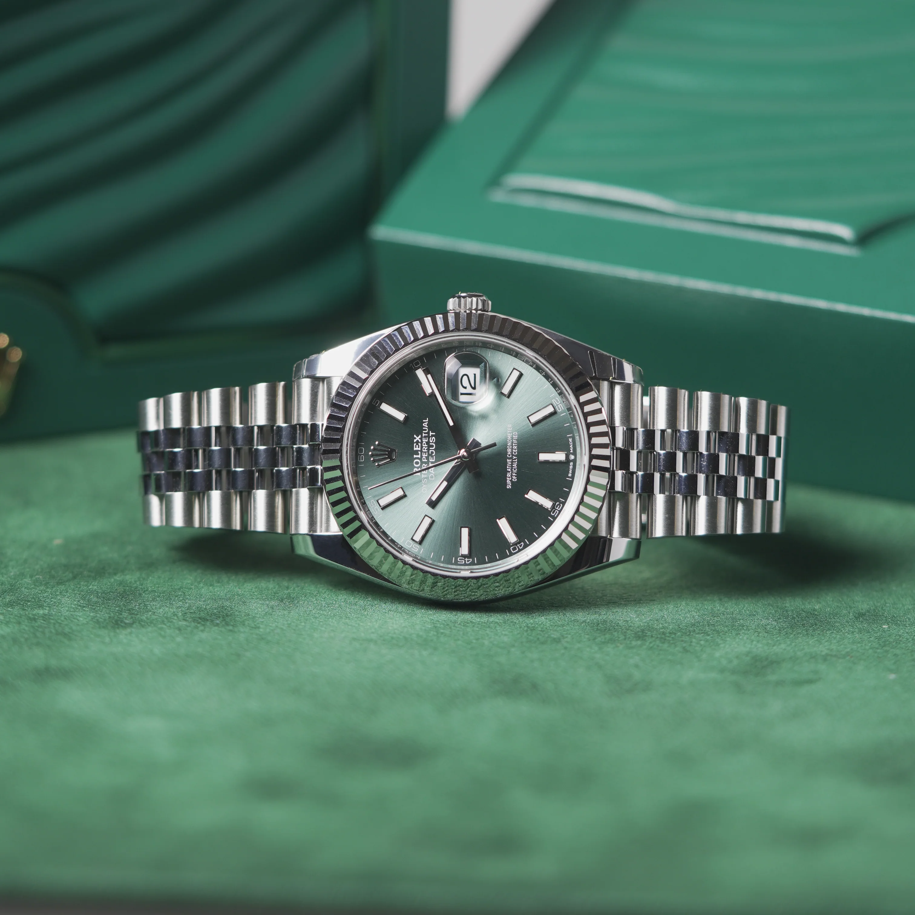Rolex Datejust 126334 - Mint Green Dial | Jubilee Bracelet - Image 2