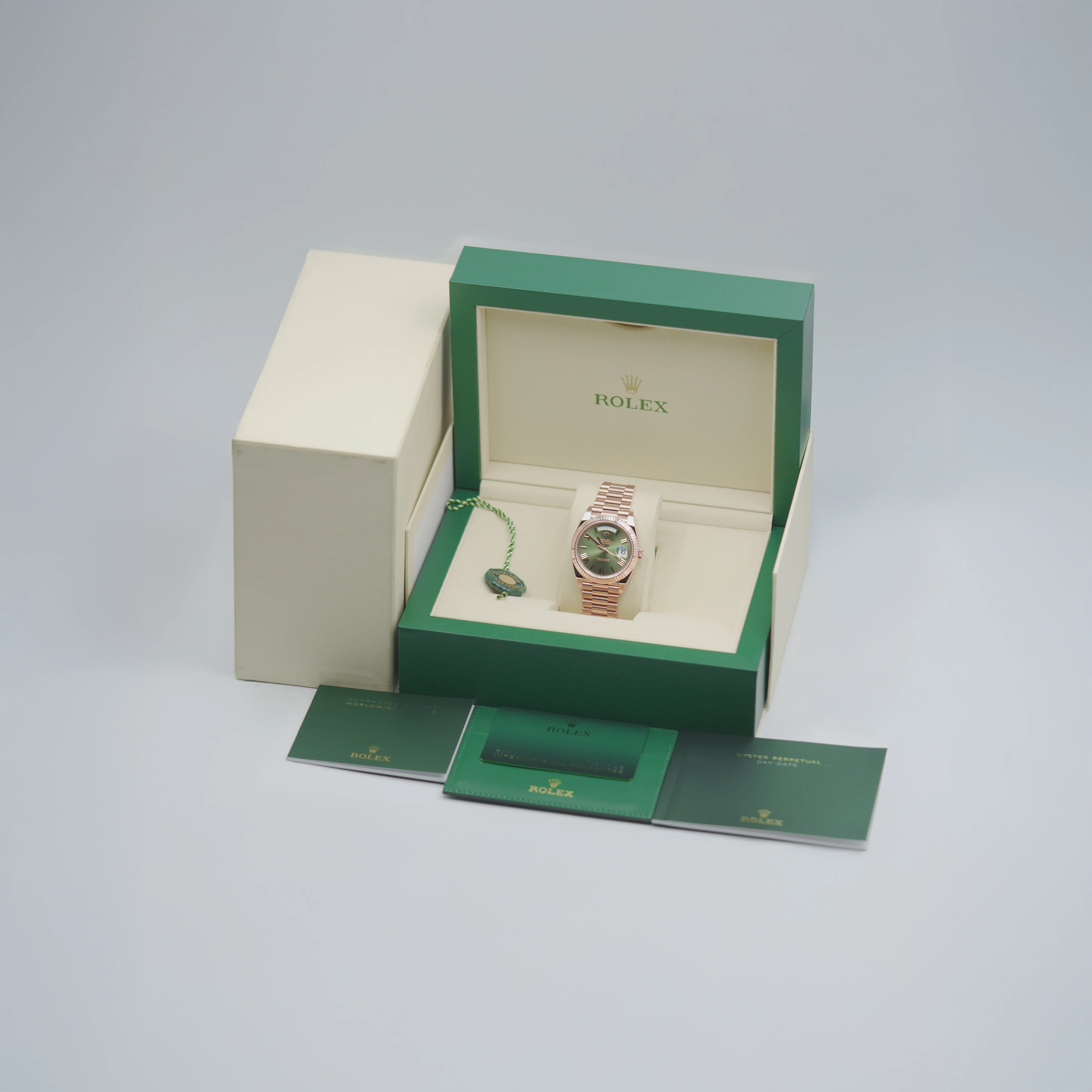ROLEX DAY-DATE 228235 - 60th Anniversary Olive Green - Image 5