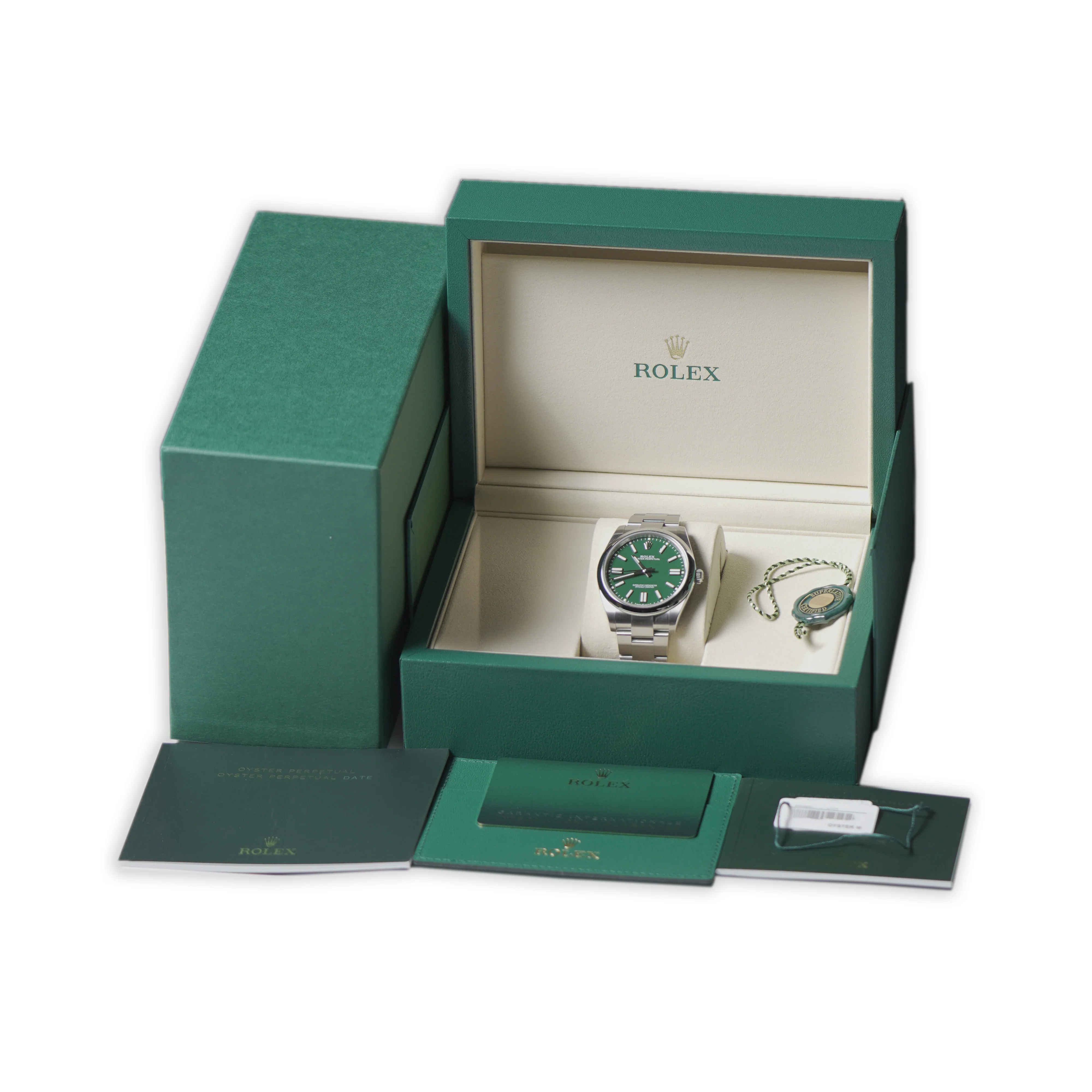 Rolex Oyster Perpetual 41 134300 'Green Dial' - Image 6