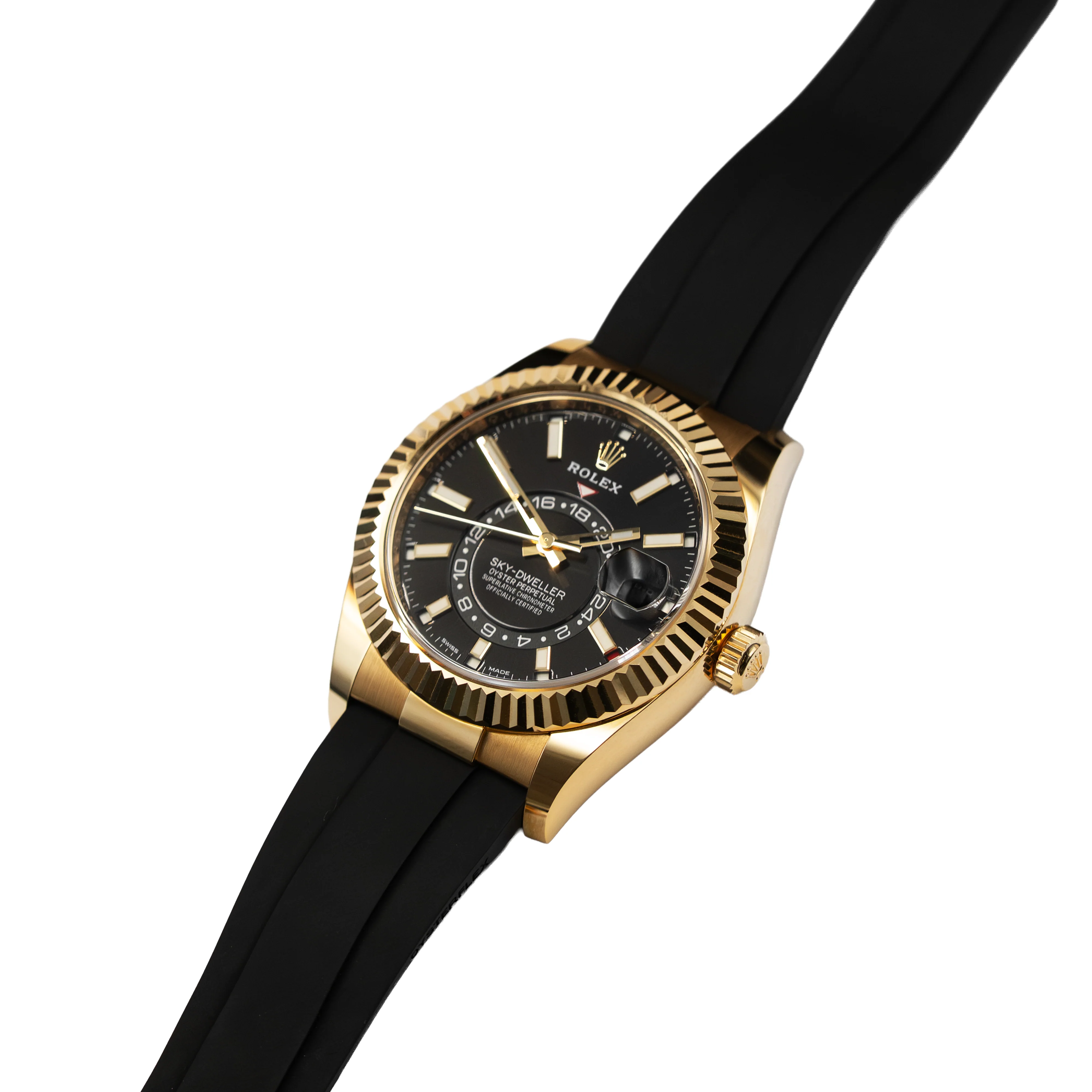 Rolex Sky-Dweller 326238 Oysterflex - Yellow Gold - Image 3