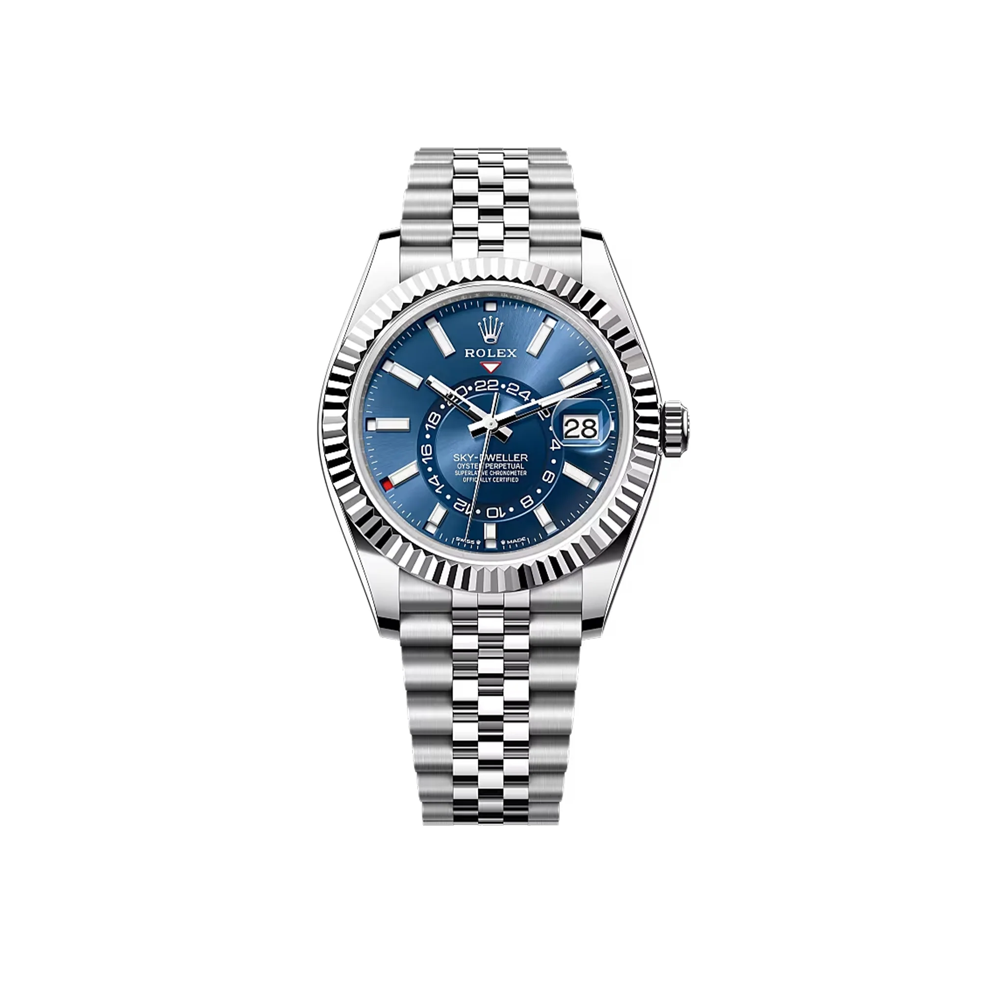 Rolex Sky-Dweller Jubilee 326934 Bright Blue Dial