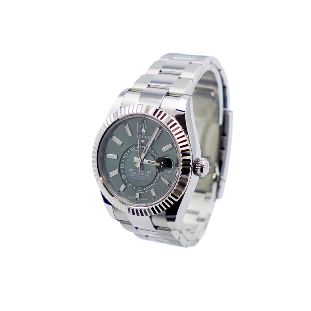 Rolex Sky-Dweller 336934 - Green Dial | Oyster Bracelet - Image 3